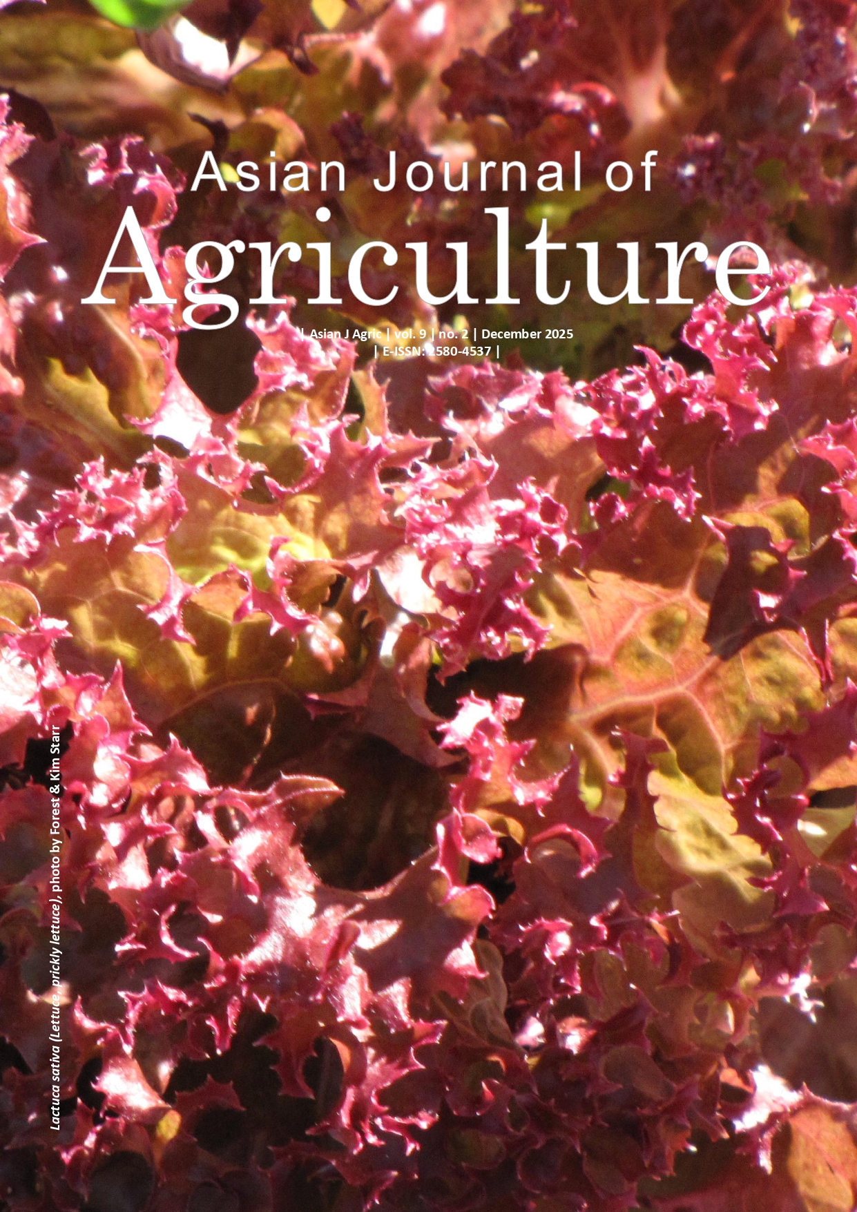 Asian Journal of Agriculture